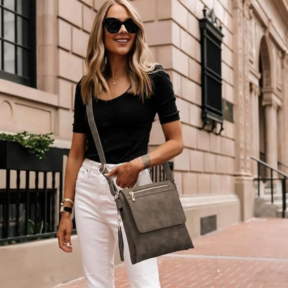 Roulens vegan leather crossbody bag
